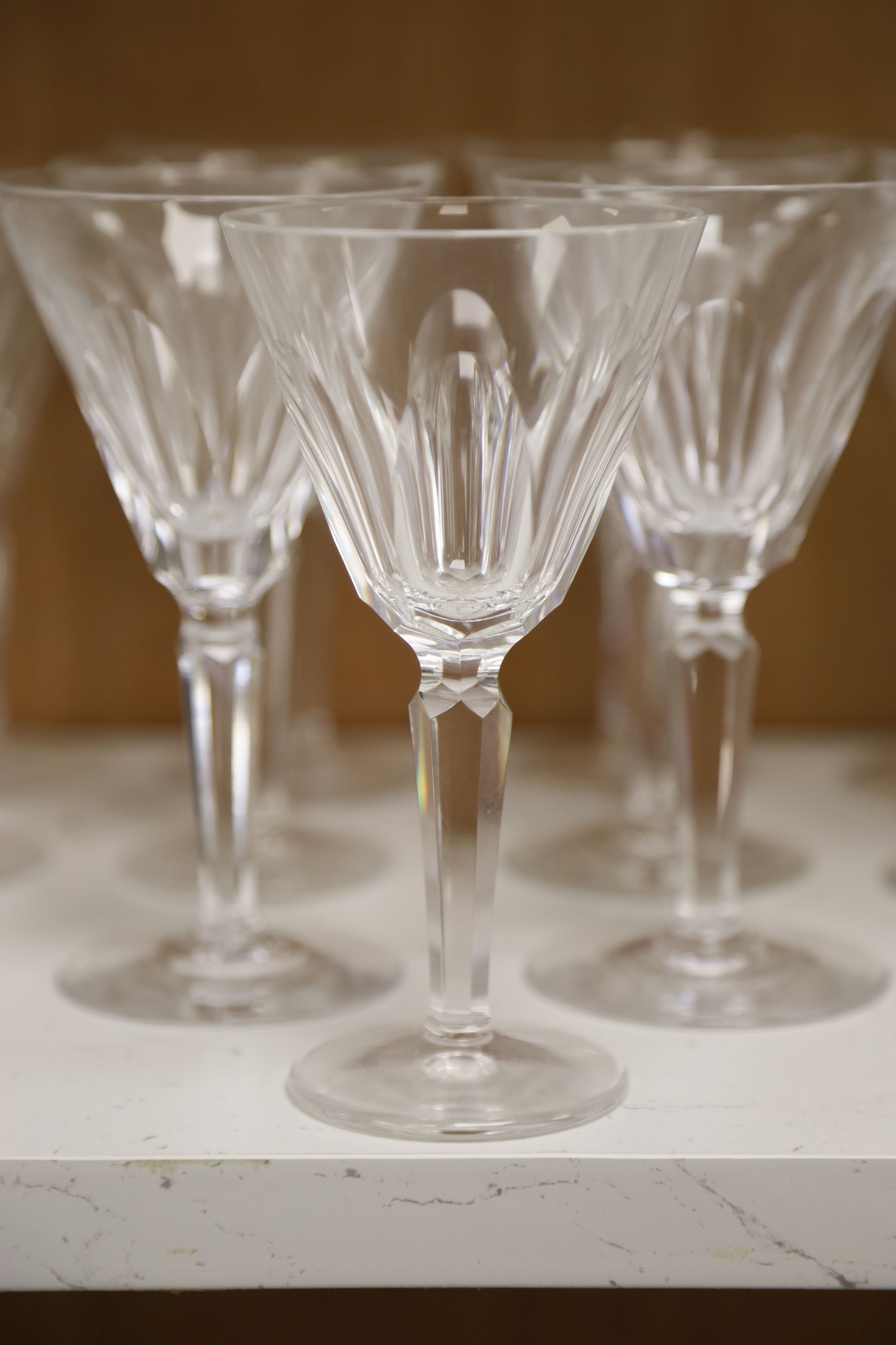 Waterford crystal drinking glasses (13)